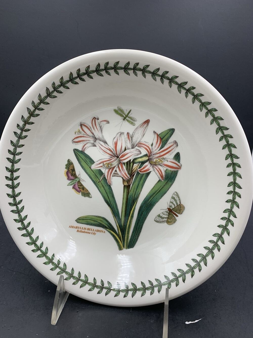 Portmeirion Botanic Garden 8.5” Pasta/Vegetable Bowl Belladonna Lily